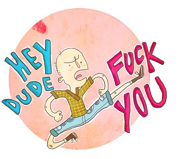 Hey dude - ross.mx #boy #illustration #color