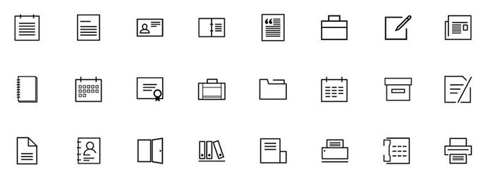 Slim Squre Icons #icon