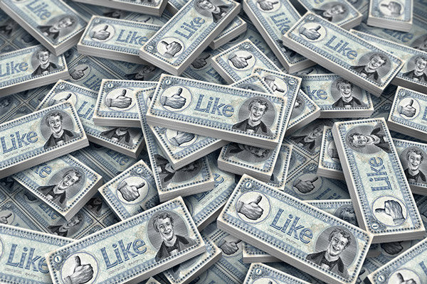 Hyper Currency on Behance #mark #zuckerberg #button #facebook #illustration #hyper #currency #like