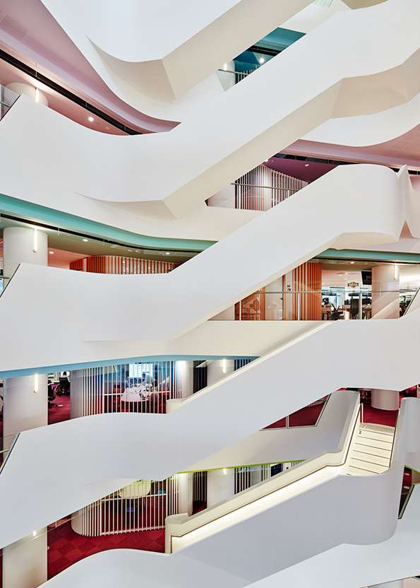 FABIO ONGARATO DESIGN #stairs #interior #colour #space