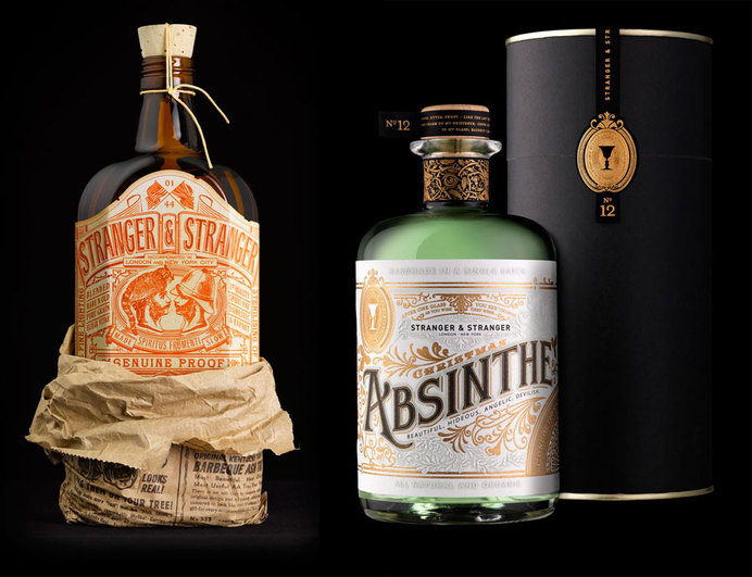 Stranger and stranger via www.mr-cup.com #bottle #packaging #print #illustration #type #typography