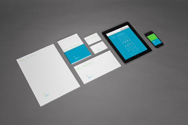 Second Ball on Behance #recycle #secondball #golf #ipad #stationery #gillsans #identity #pantone #murcia #blue #balls #green