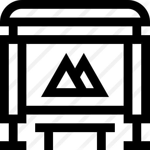 See more icon inspiration related to architecture and city, bus stop, Advertisement, bench, advertising, transportation, urban, buildings, station and sign on Flaticon.