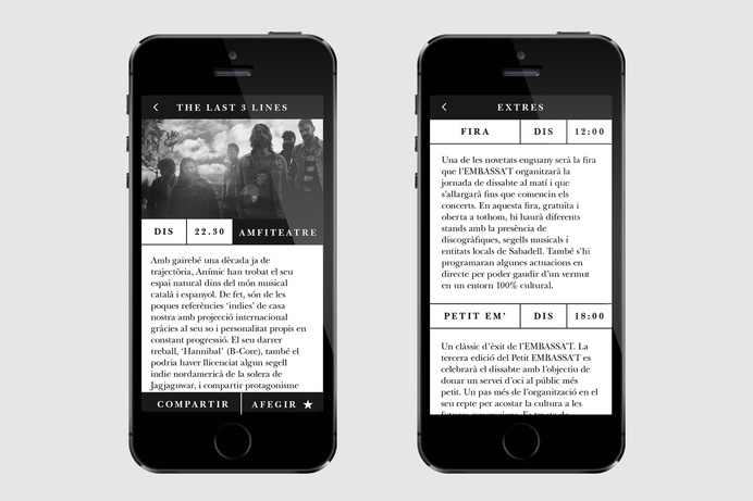 Embassa't Festival App #mobile