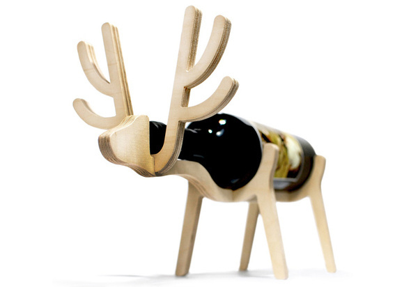 CJWHO ™ (ANIMALS WINE RACKS SERIES) #crafts #design #wine #wood #furniture #art #animals