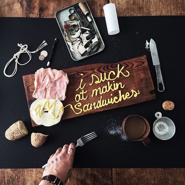 I suck at making sandwiches by Christian Watson