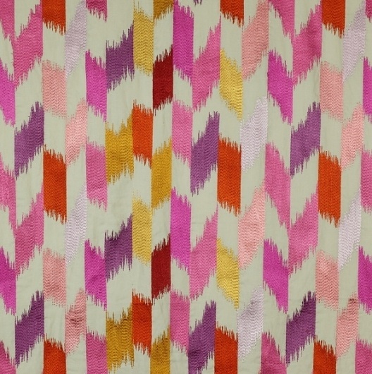Ish and Chi adds a touch of Palm Springs to her home | Lustable - powered by PayPal #pink #fabric #pattern #textile