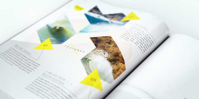 Surfing Magazine Editorial 2012 - Joy Stain #surf #surfing #print #layout #editorial #magazine #typography