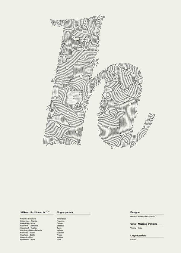Alphaposter, by Happycentro #inspiration #creative #design #graphic #poster #typography
