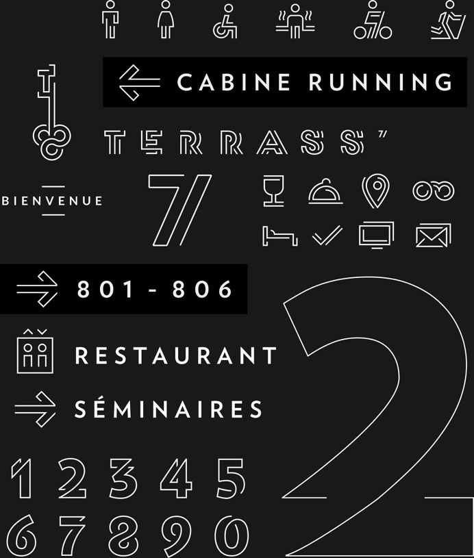 Terrass by WIP Brands #typography #monoweightlines