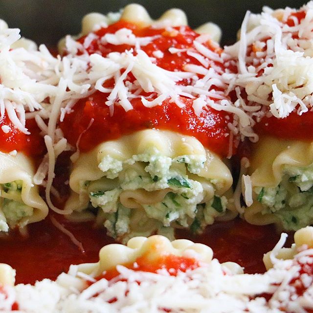 Spinach Lasagna Rolls