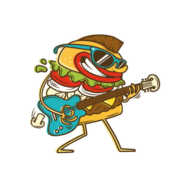 La Res on Behance #voltio #res #burger