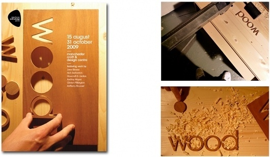 Dave Sedgwick | Design & Art Direction #invite #centre #crafts #flyer #design #graphic #manchester #wood #diy