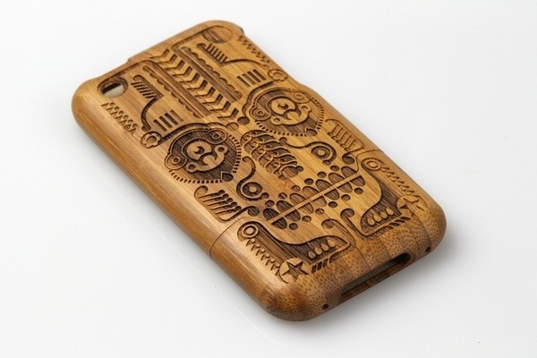 GROVE Bamboo iPhone Covers - Jonny Wan Illustration #iphone #case #wood