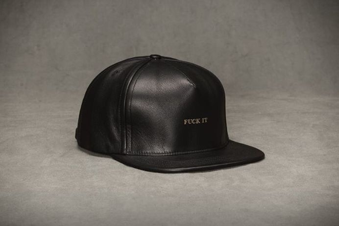 HUF #huf snapback fuck it leather