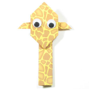 How to make an easy origami giraffe (http://www.origami-make.org/howto-origami-giraffe.php)
