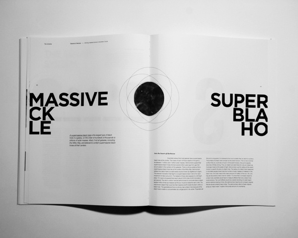 The Universe on Behance #universe #print #space