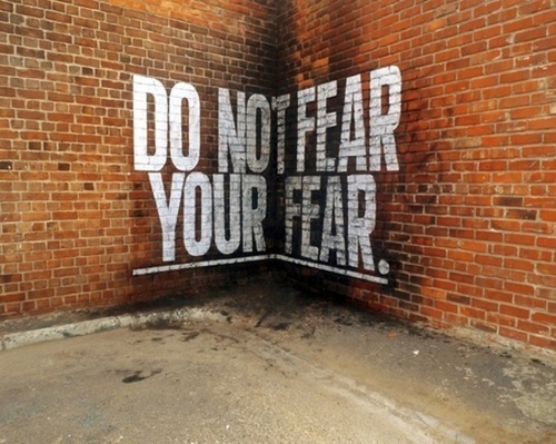 Do not fear your fear #inspiration #quotes #typography