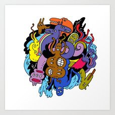 twisted Art Print