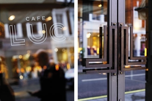 Design Work Life » here design: Café Luc Identity #logo