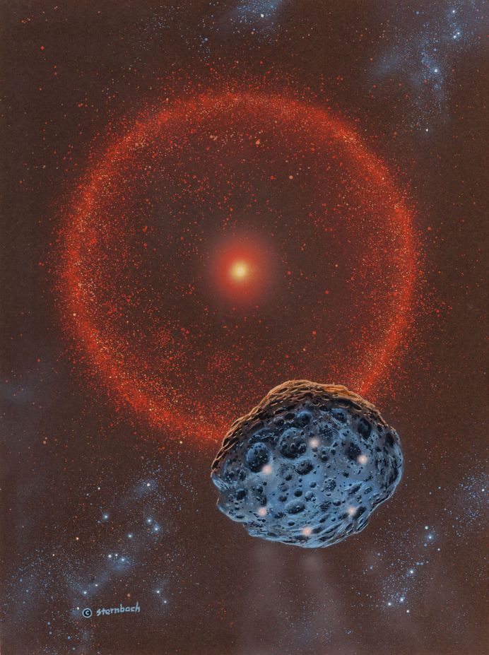 moonzerotwo: “Red Star and Meteorite - Richard Sternbach ”