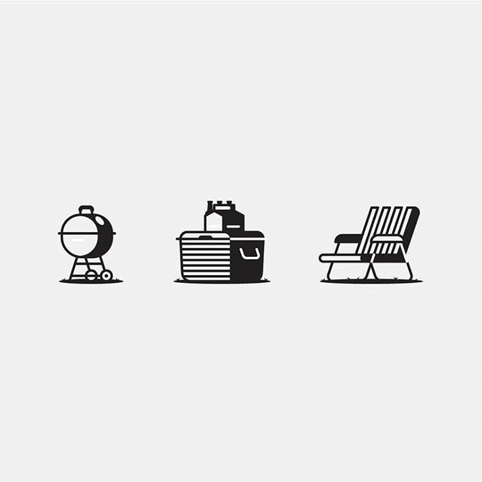 The Chillin' Starter Pack by @kaleedesign // follow @visforvector for more awesome illustrations and great artists!! . #visforvector to be f