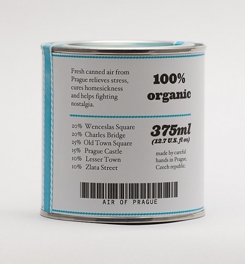Onestep Creative - The Blog of Josh McDonald » Canned Air from Prague #packaging #design