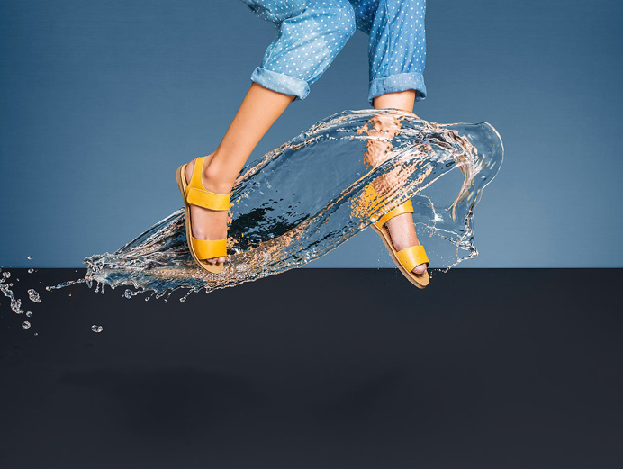 arrels shoes ad colorful color beauty beautiful new modern spain spanish studio design hay corporate designer photography branding brand mod