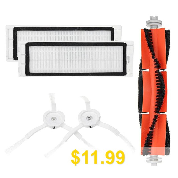 Main #Brush #Filters #Side #Brushes #Accessories #for #XIAOMI #MI #Robot #Vacuum #- #ORANGE