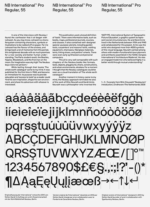 NB International™ Pro by Neubau #font #serif #sans #typeface #typography