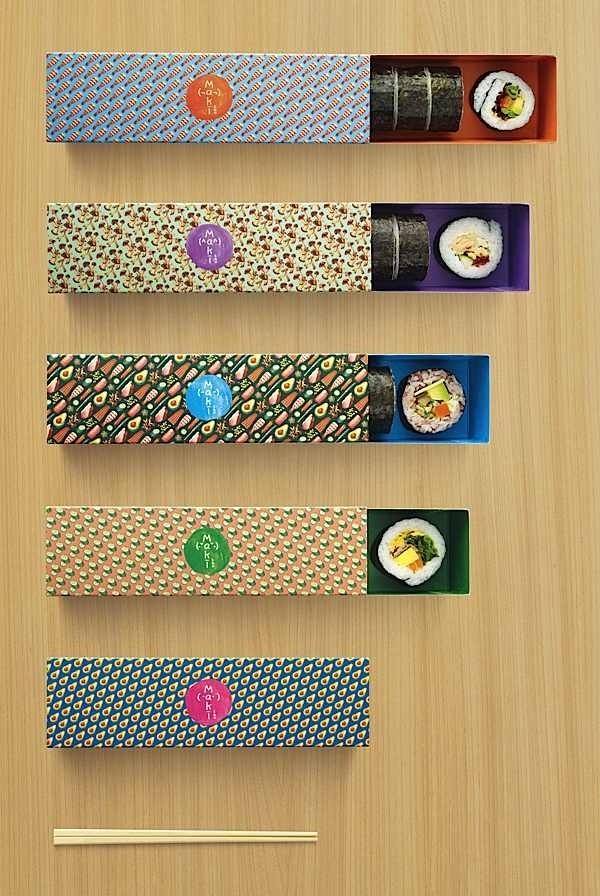 Maki-San - Branding by Kinetic Singapore #sushi #packaging #branding