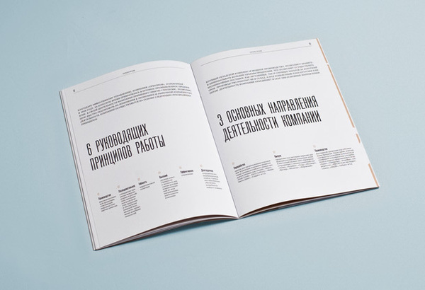 Orekhprom booklet on Behance