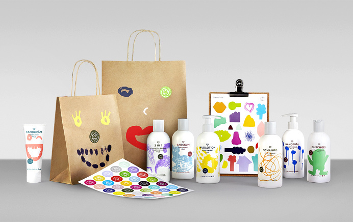 Lilla-hjartat branding via Bold