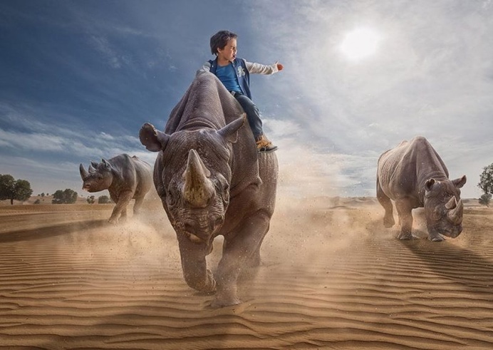 Hyperrealistic Composites and Digital Manipulations by Adrian Sommeling