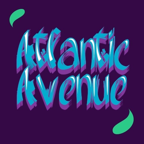 Atlantic Avenue. Font available on handdrawnfont.com