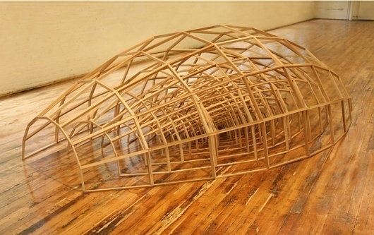 Nest #sculpture #butler #wood #wireframe #art #ben