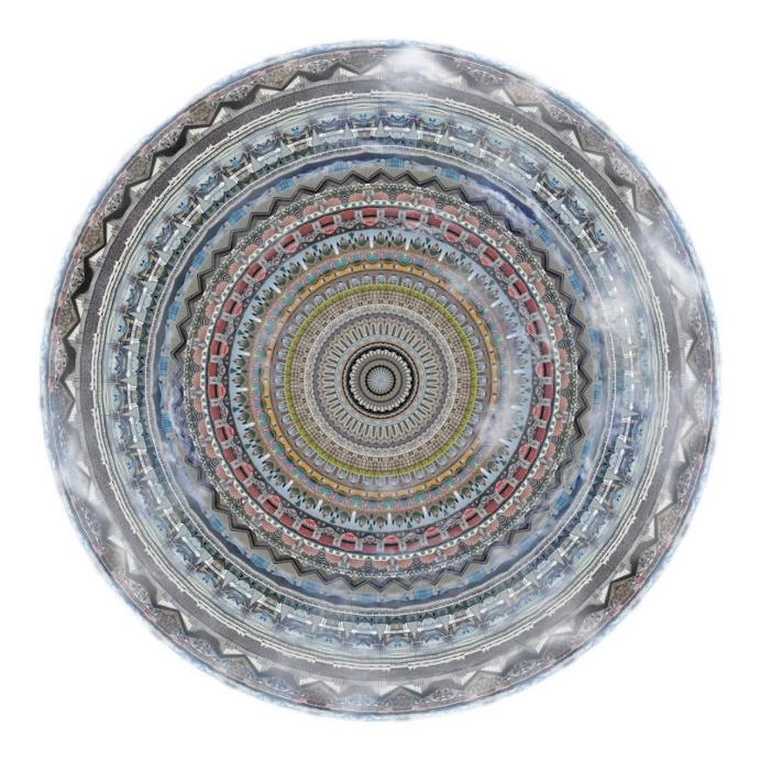 Neal Peterson Combines Photographs He Takes of Different Places Into Mandalas