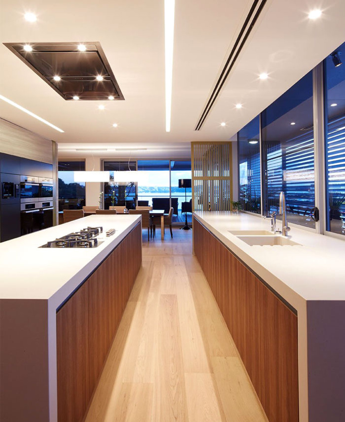 Spacious and Sophisticated Apartment in Sydney - #kitchen, #kitchens, kitchen ideas, kitchen design