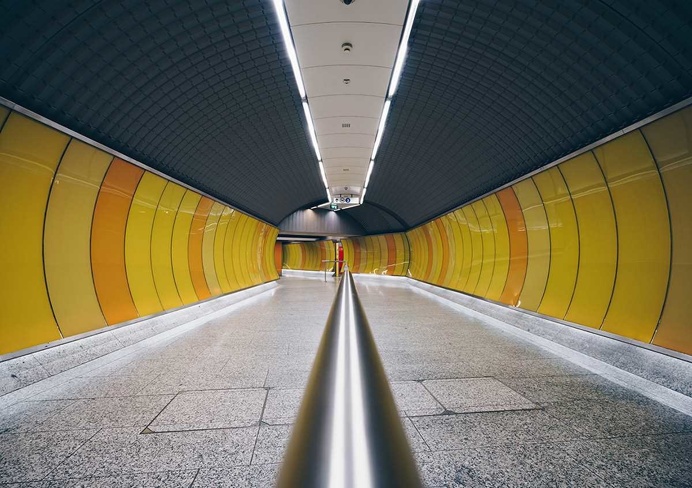 Underground Symmetry: Geometric Shapes in The Subway of Budapest by Zsolt Hlinka