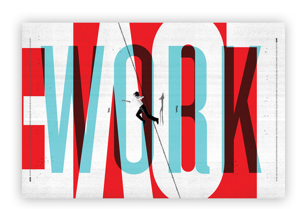 Work / Play iamalwayshungry #design #graphic #typography