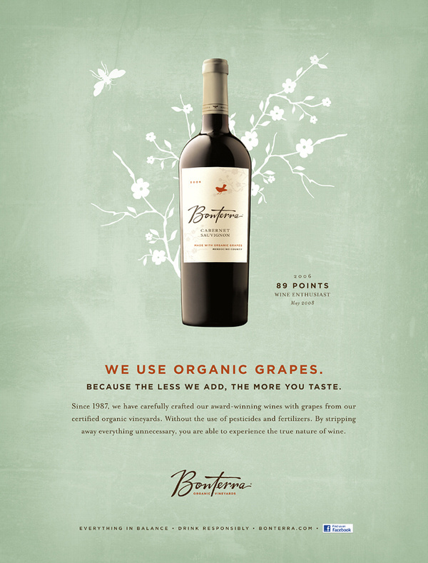 BONTERRA Scott Pridgen Design Co. #wine #logo #ad #branding