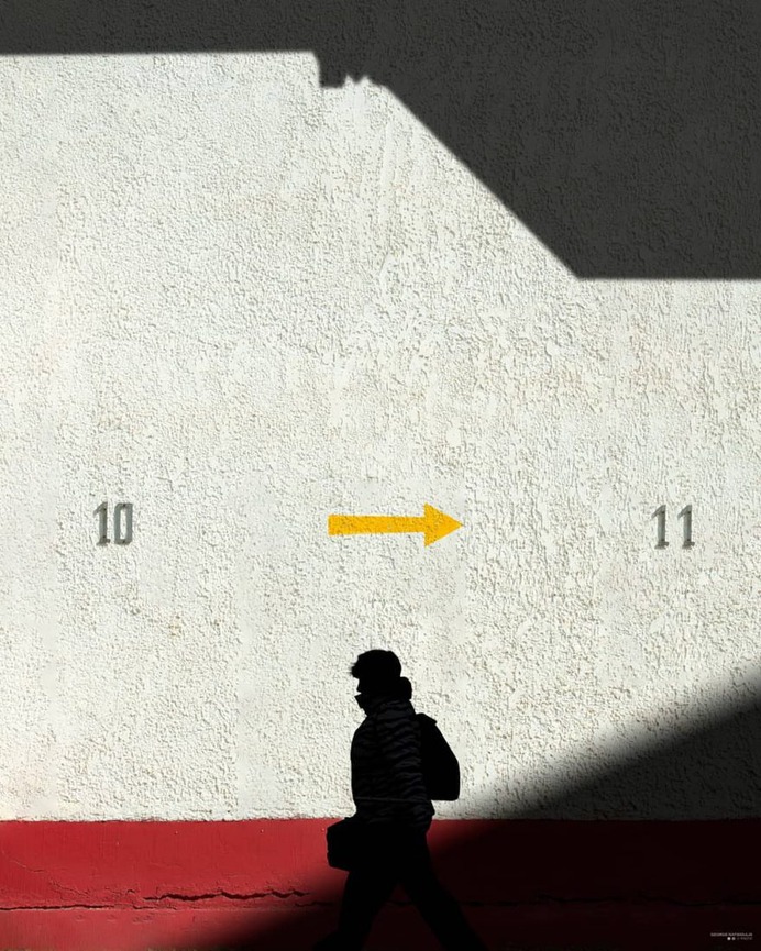 Colorful and Minimalist Street Photography by George Natsioulis