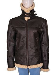 A Women B3 Shearling Aviator Bomber Leather Jacket for Civil Fashion is Available to Rock. Creating an Amazing Definition of Fashion.