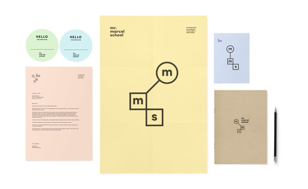 Tata&Friends: Mr. Marcel School Rebrand / on Design Work Life #tatafriends #marcel #tata #mr #and #friends