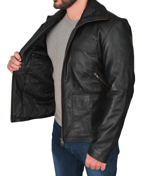 Breaking Bad Aaron Paul Leather Jacket (2) F-L-O
