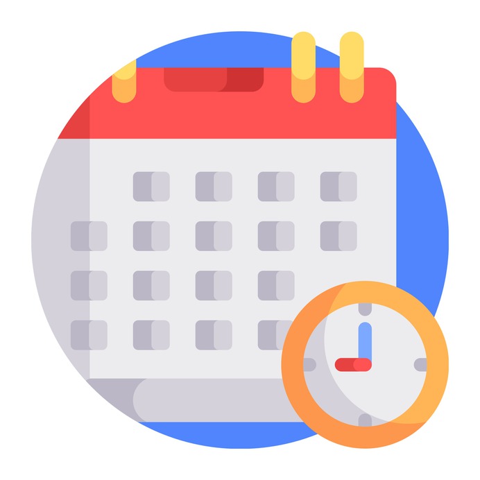 See more icon inspiration related to calendar, time, date, time and date, schedule, administration, calendars, organization and interface on Flaticon.