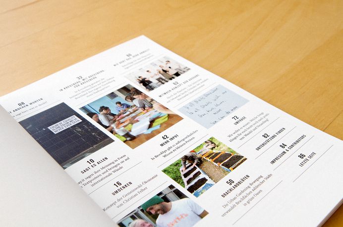 "loslegen" magazine on Behance