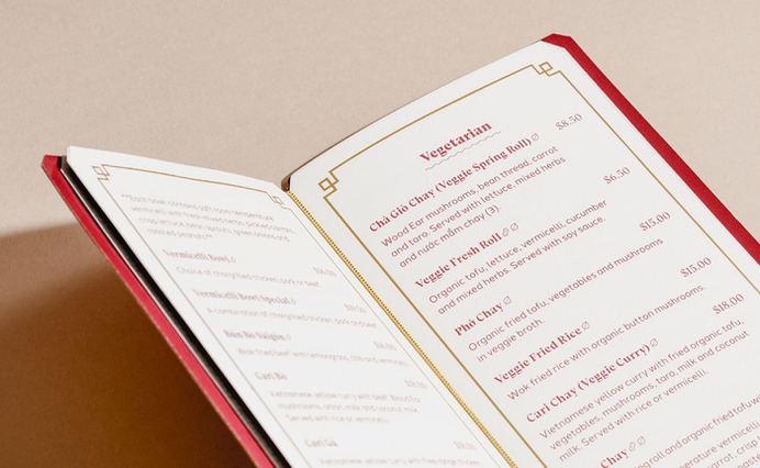 Co'm Vietnamese - Mindsparkle Mag Co'm Vietnamese, meaning rice, is a modern, family-owned and operated restaurant in Canada. #logo #packaging #identity #branding #design #color #photography #graphic #design #gallery #blog #project #mindsparkle #mag #beautiful #portfolio #designer