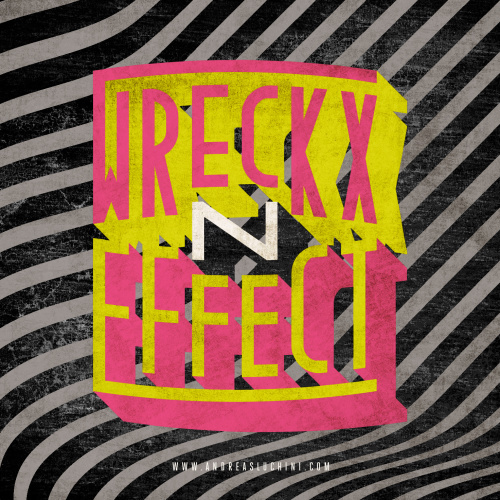 Wreckx-n-Effect #wreckxneffect #oldschool #hiphop #typography #branding
