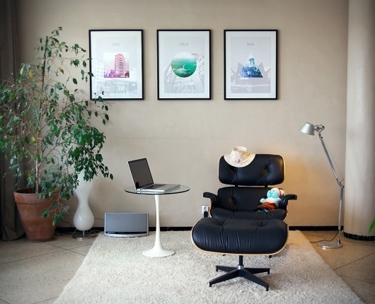 CASABLANCA triptyque - Fabrice Vrigny | ACD / Sr. Designer | Casablanca #print #graphicdesign #home #furniture #square #triangle #poster #circle #eames